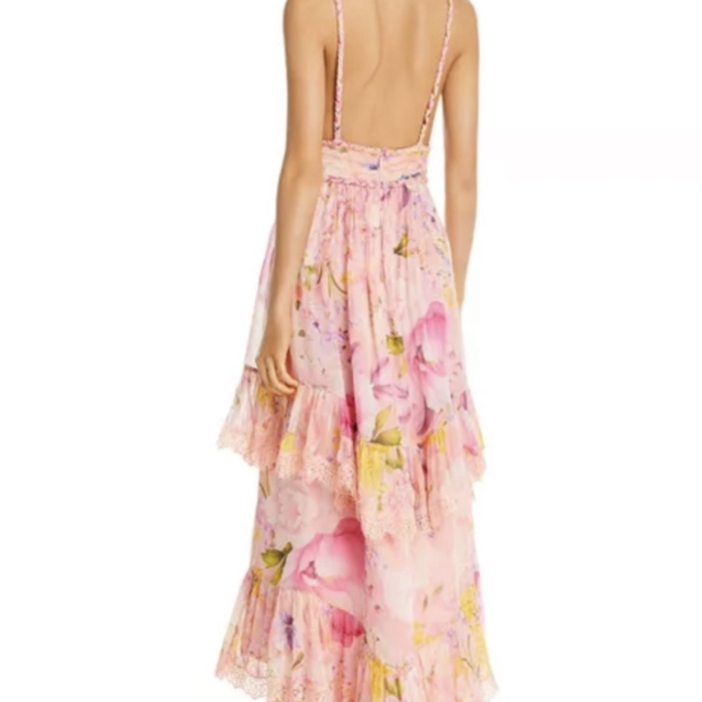 🍋✨ NWT Rococo sand tiered Leona maxi dress size M - Picture 12 of 12